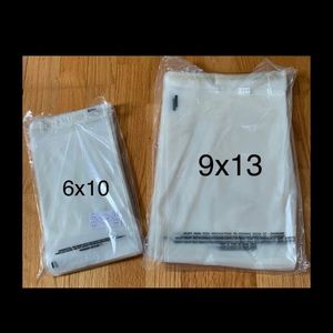 Total 100pcs stretch clear self seal poly bags